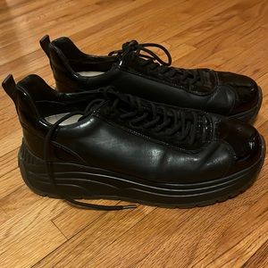 Eytys x h&m black unisex sneakers